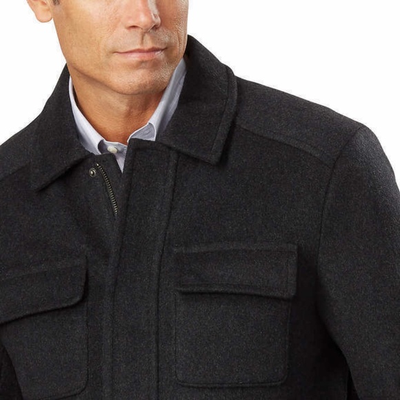 pendleton men's waterproof wool blend coat